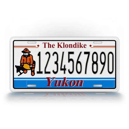 Personalized Text Yukon Canada The Klondike License Plate